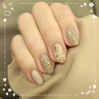 人気順 レオパード ヒョウ柄 セリアジェルのネイルデザイン ネイルブック