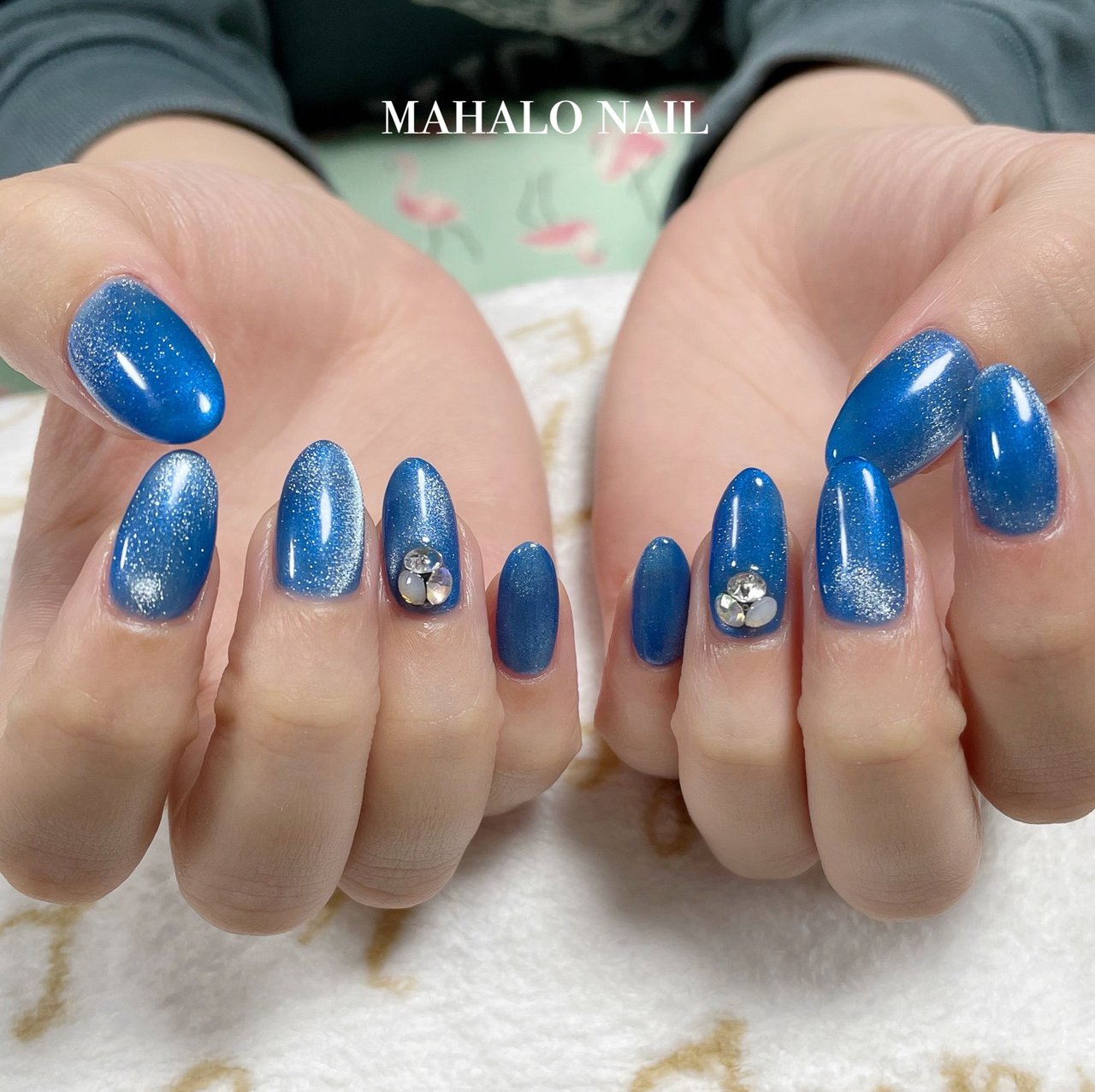 ブルー Mahalo Nailのネイルデザイン No ネイルブック