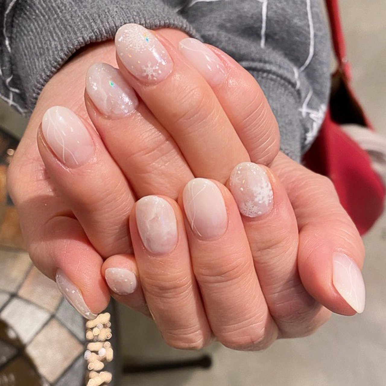 冬 お正月 成人式 ハンド シンプル Mami Private Nail Salon Fika のネイルデザイン No ネイルブック