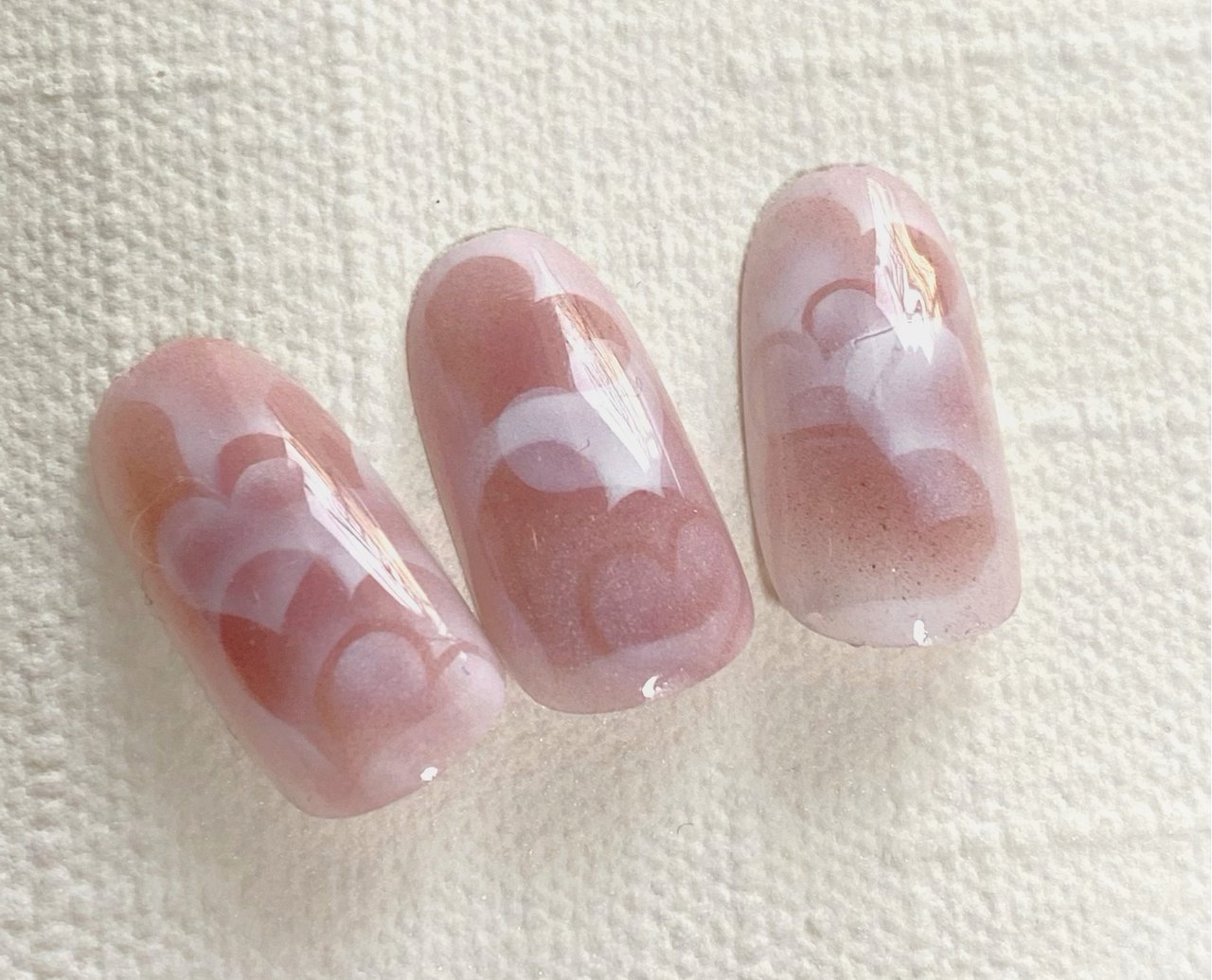 冬 バレンタイン ピンク ネイルチップ Snow Dropsのネイルデザイン No ネイルブック