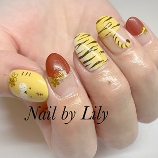 殿堂 トラ 3dネイルパーツ ネイルパーツ 干支 虎 ネイルパーツ Belgochilena Cl