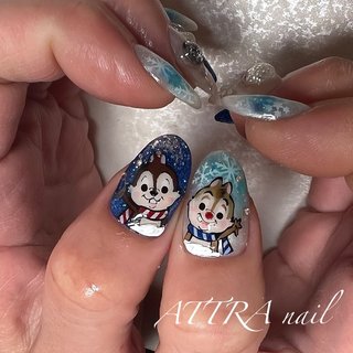 チップとデールのネイルデザイン ネイルブック