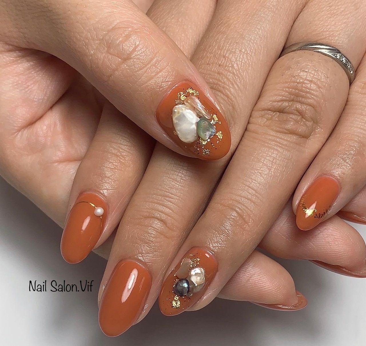 秋/冬/ハンド/シンプル/ワンカラー - NailSalon.Vifのネイル