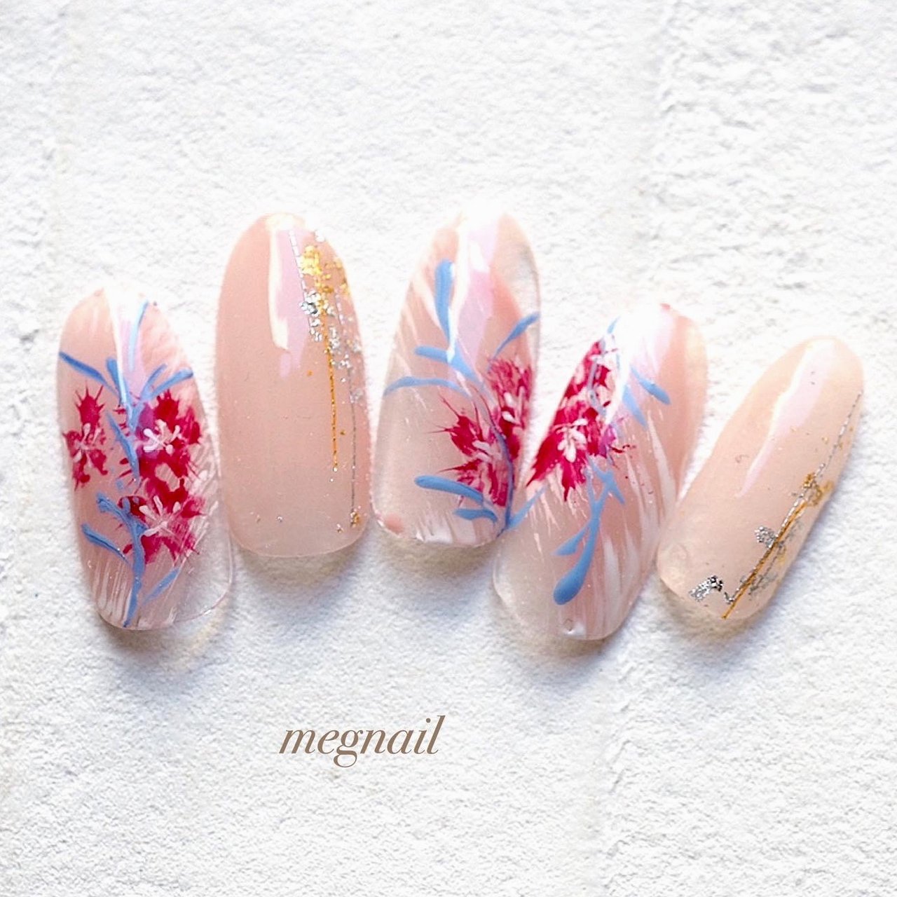 お正月 成人式 デート ハンド グラデーション Megnailのネイルデザイン No ネイルブック