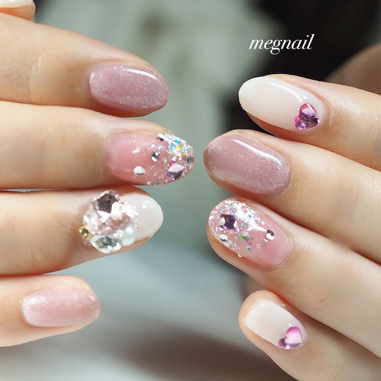 冬 クリスマス ブライダル パーティー ハンド Megnailのネイルデザイン No ネイルブック