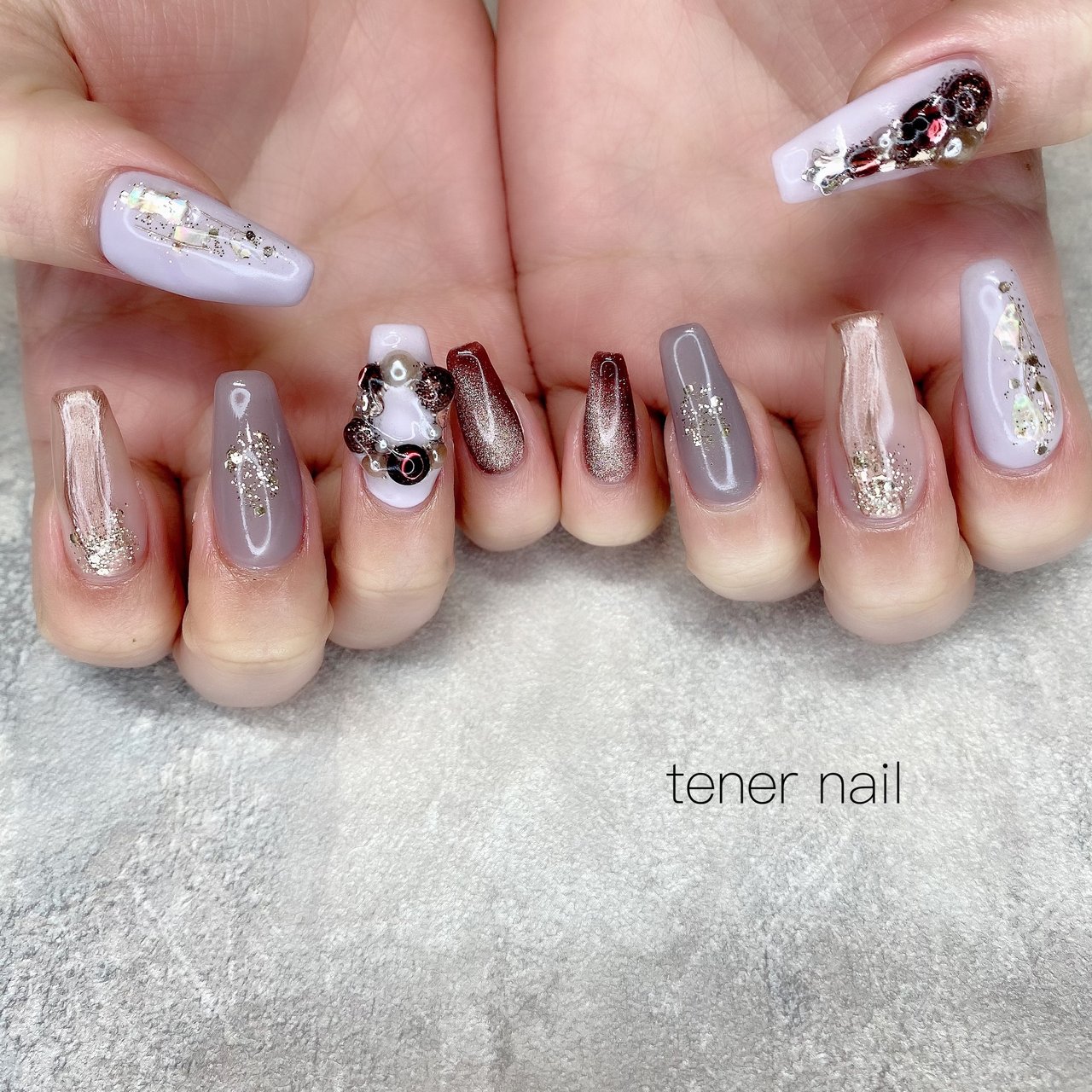 クリスマス パーティー デート 女子会 ハンド テネルネイル Tener Nailのネイルデザイン No ネイルブック