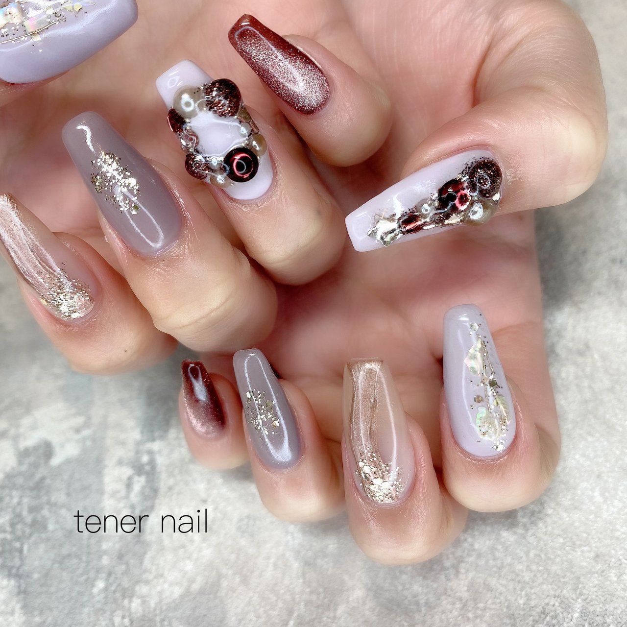 クリスマス パーティー デート 女子会 ハンド テネルネイル Tener Nailのネイルデザイン No ネイルブック