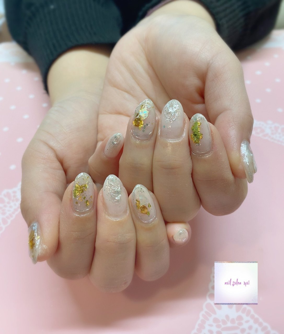 ハンド ホワイト ジェルネイル お客様 まいのネイルデザイン No ネイルブック