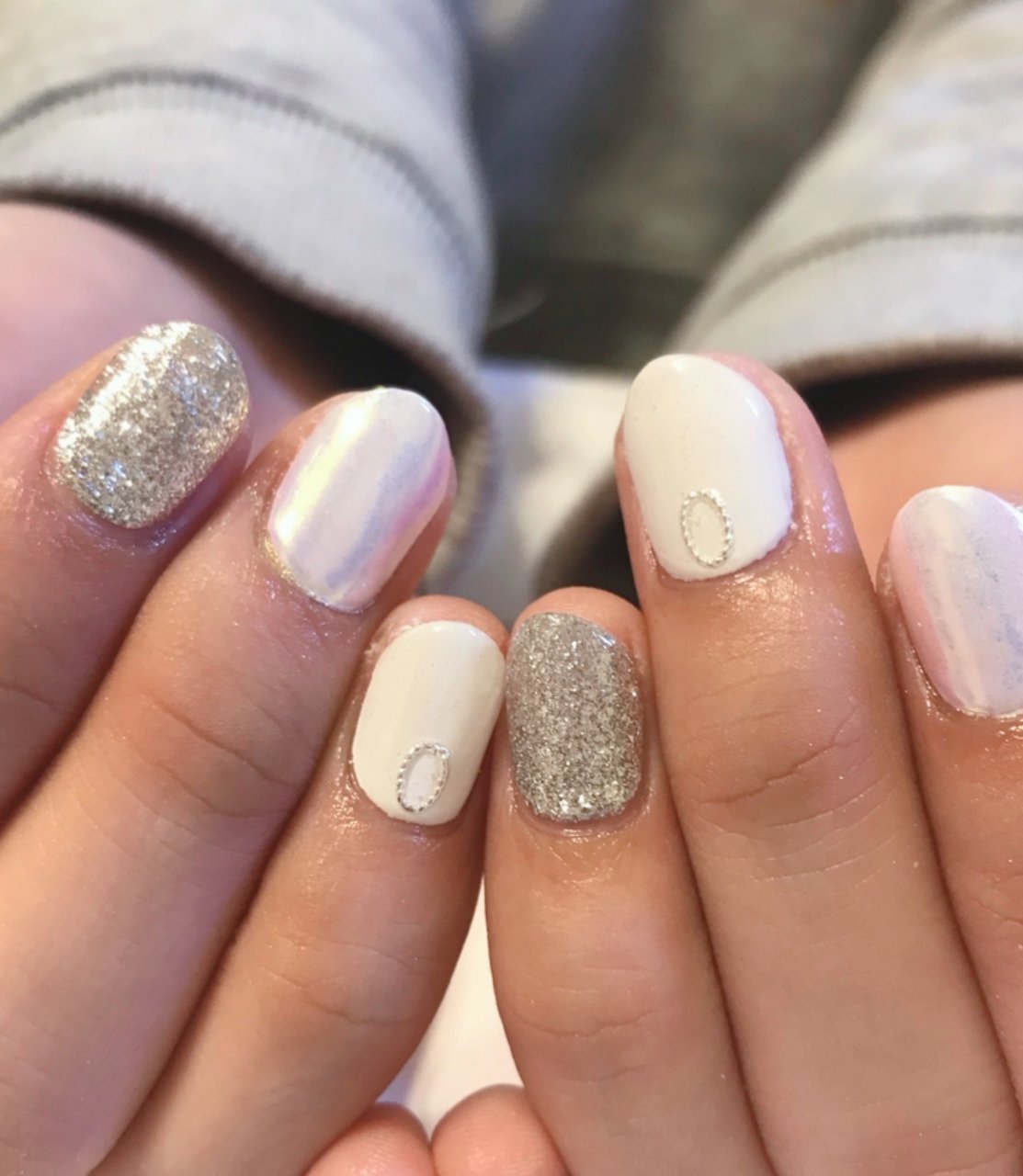 オールシーズン ハンド シンプル ワンカラー ホワイト Brilliantnailのネイルデザイン No ネイルブック