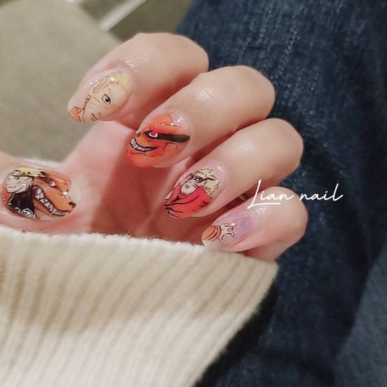 痛ネイル キャラクター Lian Nail リアン ネイル のネイルデザイン No ネイルブック