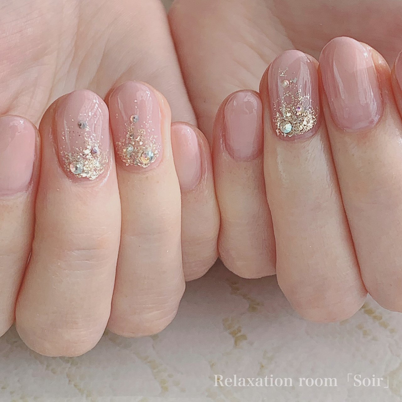 オールシーズン オフィス デート 女子会 ハンド Nail Likeのネイルデザイン No ネイルブック