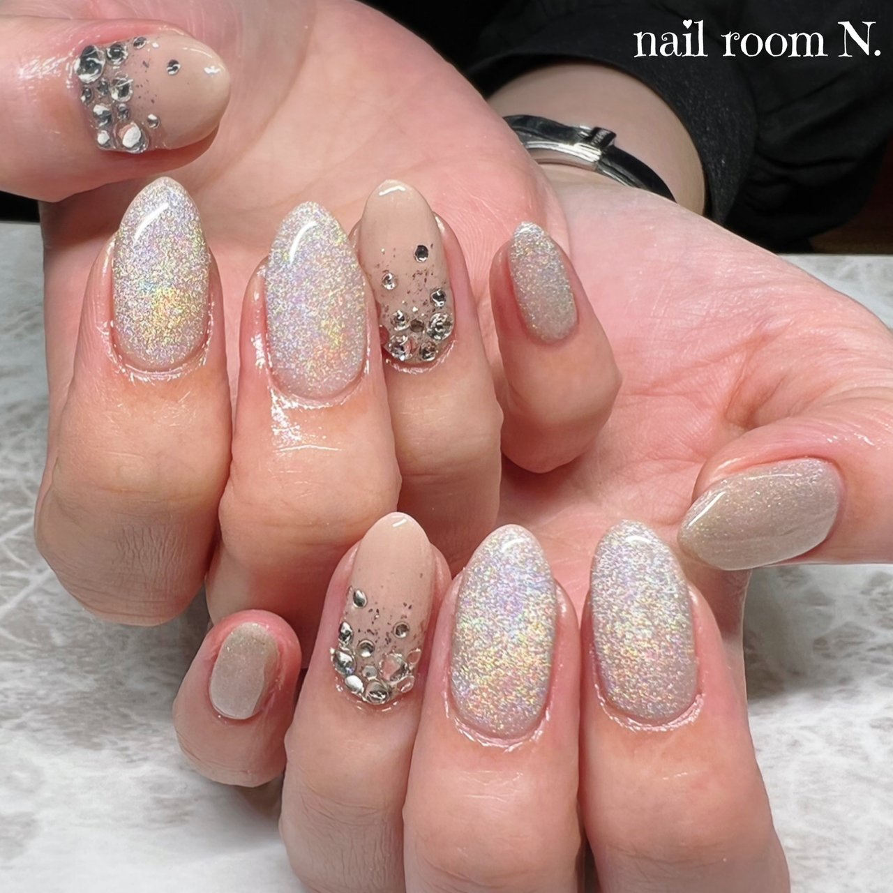 冬 オールシーズン オフィス ブライダル ハンド Nonのネイルデザイン No ネイルブック