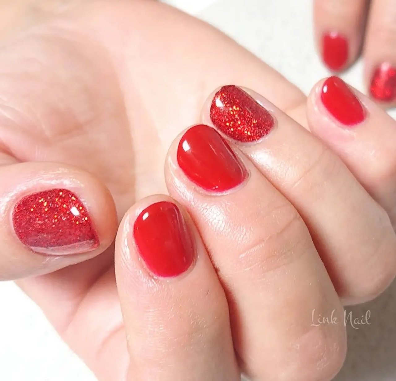オールシーズン バレンタイン デート 女子会 ハンド Link Nailのネイルデザイン No ネイルブック