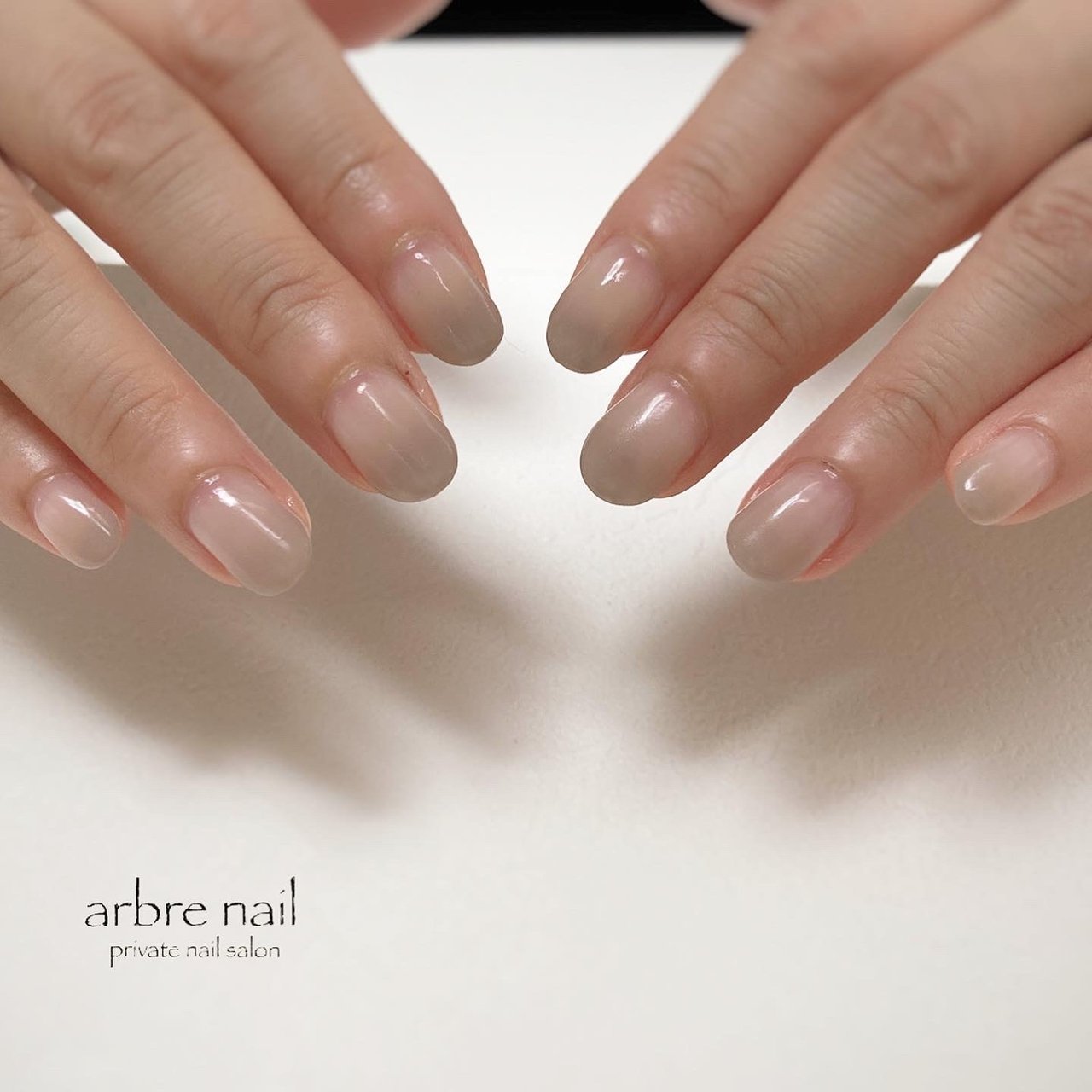 冬 オールシーズン ハンド グラデーション グレー Namiyamaのネイルデザイン No ネイルブック