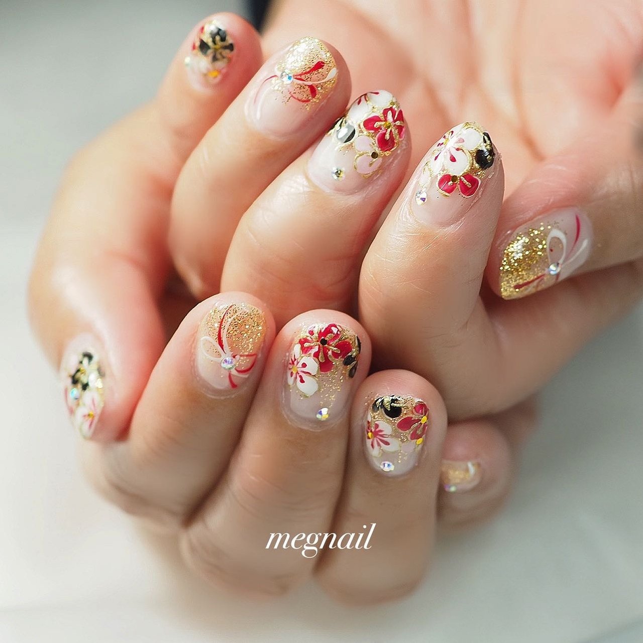 冬 入学式 デート 女子会 ハンド Megnailのネイルデザイン No ネイルブック