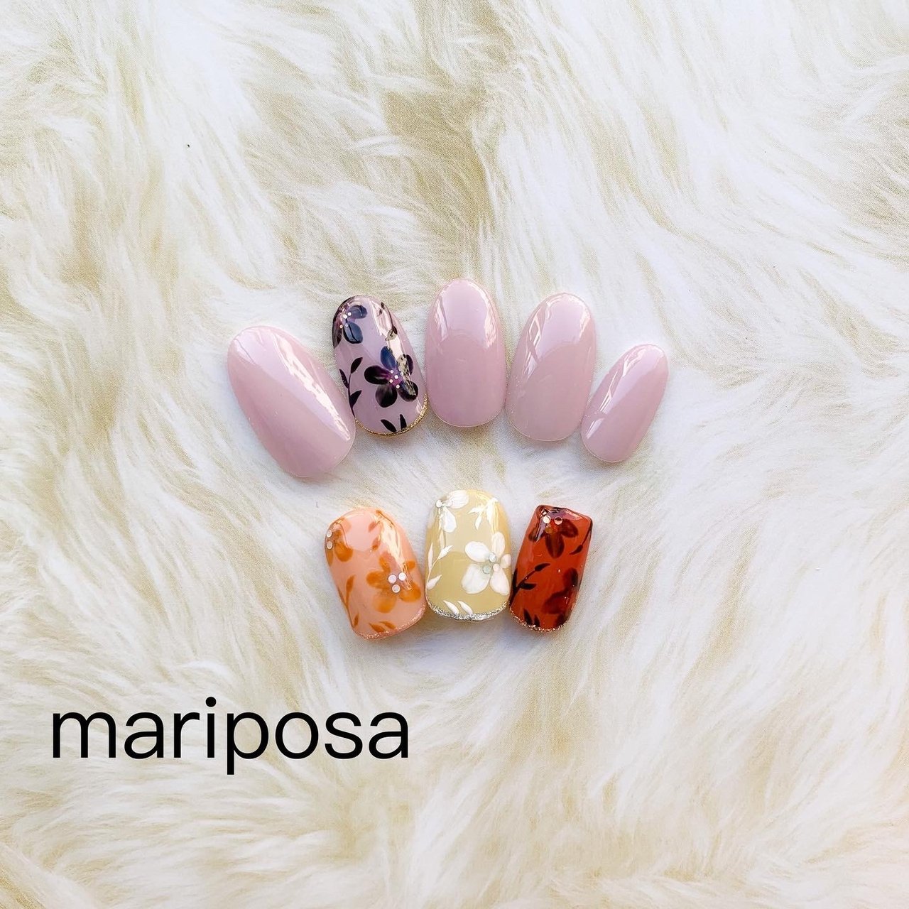 冬 お正月 成人式 ハンド シンプル Nailsalon Mariposaのネイルデザイン No ネイルブック