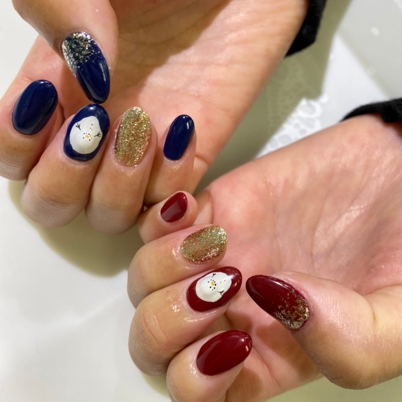 冬 クリスマス パーティー デート Salondaisyのネイルデザイン No ネイルブック