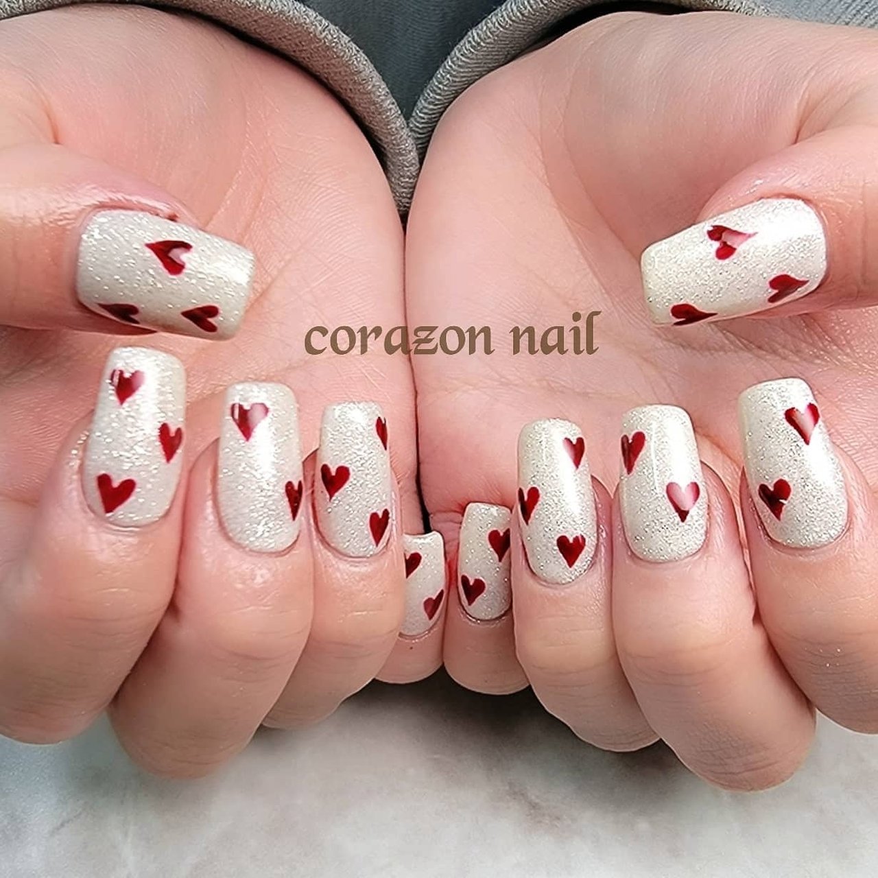 冬 バレンタイン クリスマス 女子会 ハンド 武蔵浦和 Corazon Nailのネイルデザイン No ネイルブック