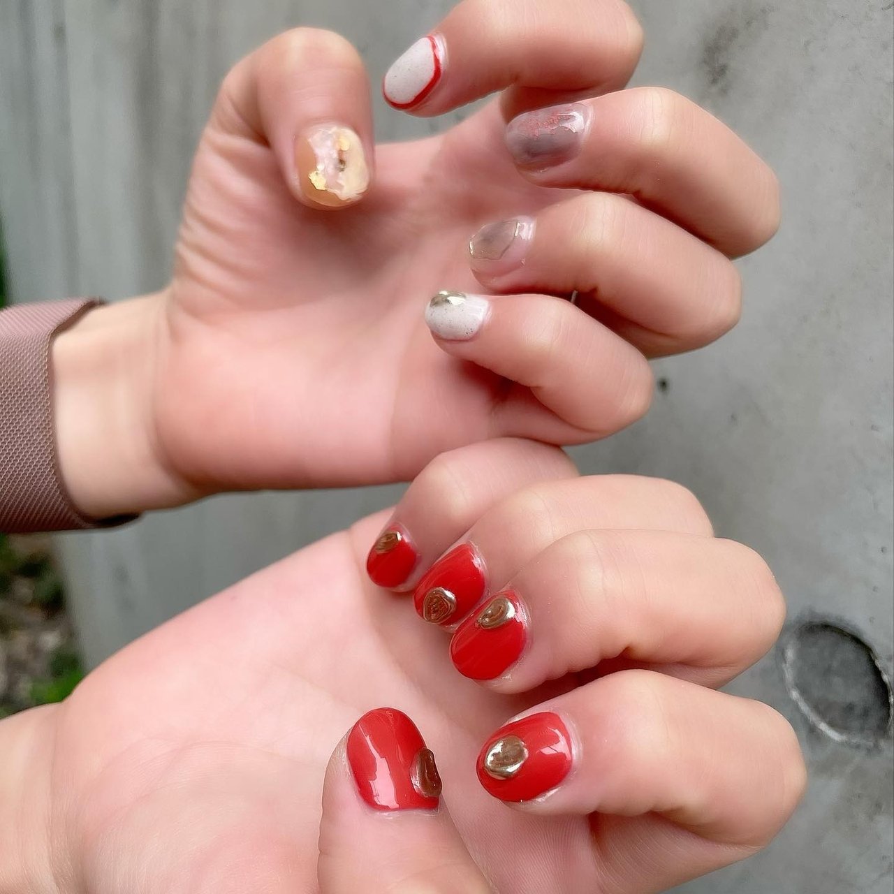 冬 バレンタイン デート 女子会 ハンド あかねのネイルデザイン No ネイルブック