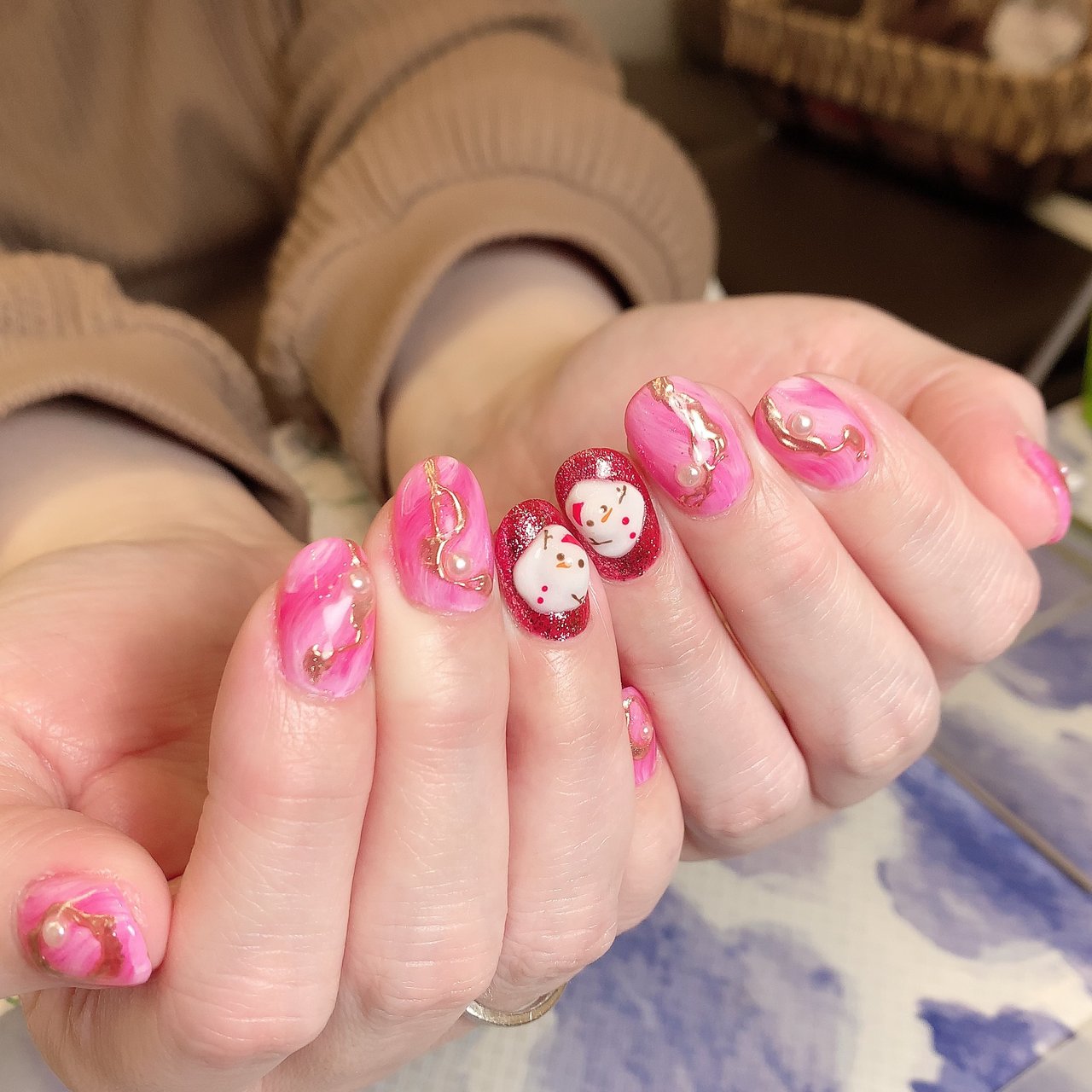 冬 バレンタイン クリスマス 女子会 ハンド 溝の口 Nail Trees ネイルトゥリース のネイルデザイン No ネイル ブック