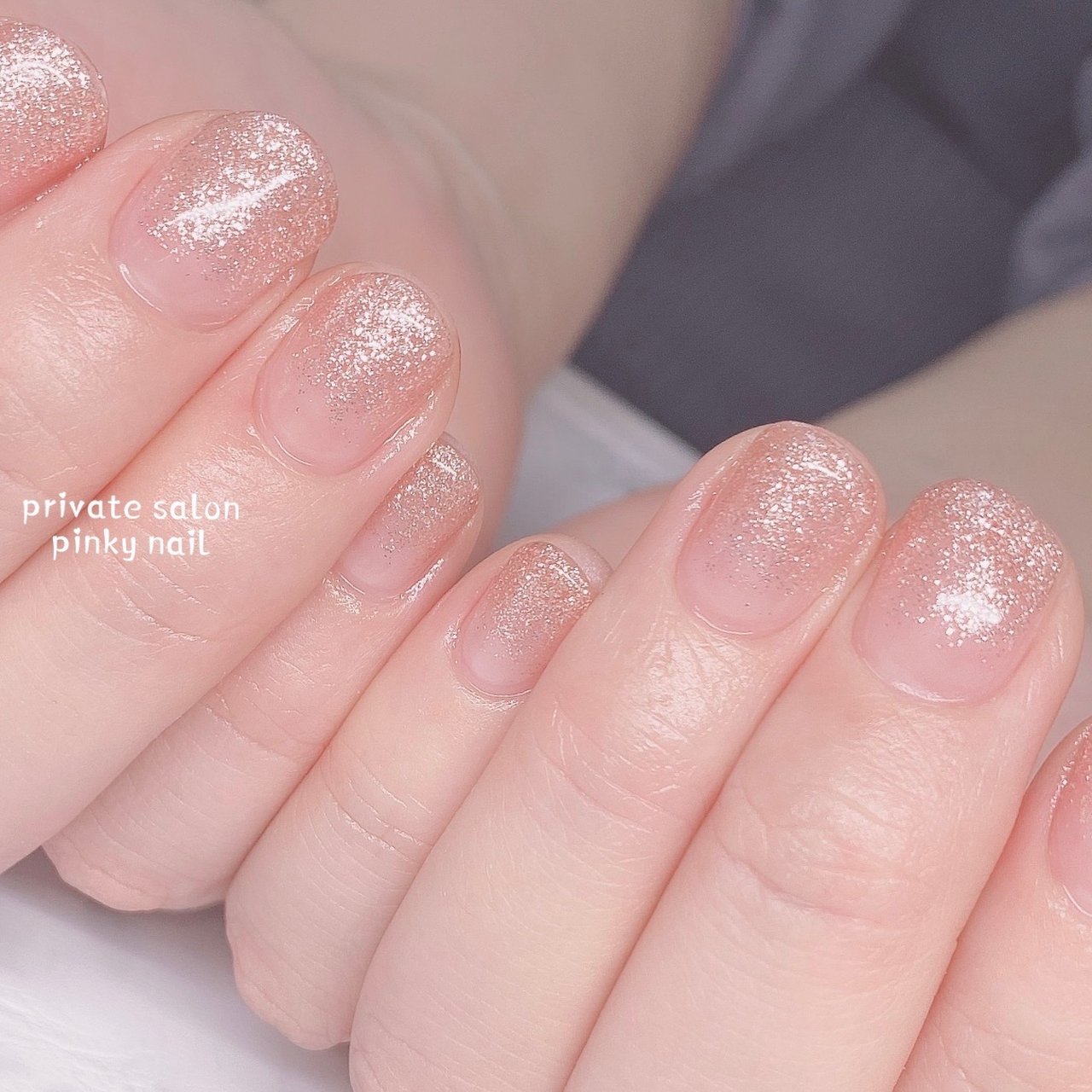 オールシーズン ハンド グラデーション ベージュ ジェルネイル Pinky Nail ピンキーネイル のネイルデザイン No ネイルブック