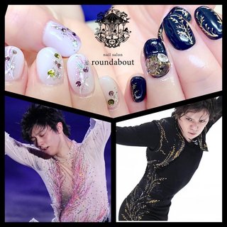 羽生結弦選手&宇野昌磨選手⛸ 
最近のモチーフネイルは即興インスピレーションです💡

#全日本フィギュア #フィギュアスケート #羽生結弦#羽生結弦選手 #宇野昌磨 #宇野昌磨選手 #モチーフネイル#nailsalonroundabout #オールシーズン #ライブ #スポーツ #ハンド #ワンカラー #フェザー #ミディアム #ホワイト #ブラック #カラフル #ジェルネイル #お客様 #YUKO(nail salon roundabout) #ネイルブック