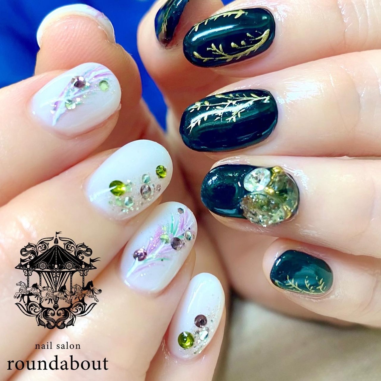 オールシーズン ライブ スポーツ ハンド ワンカラー Yuko Nail Salon Roundabout のネイル デザイン No ネイルブック
