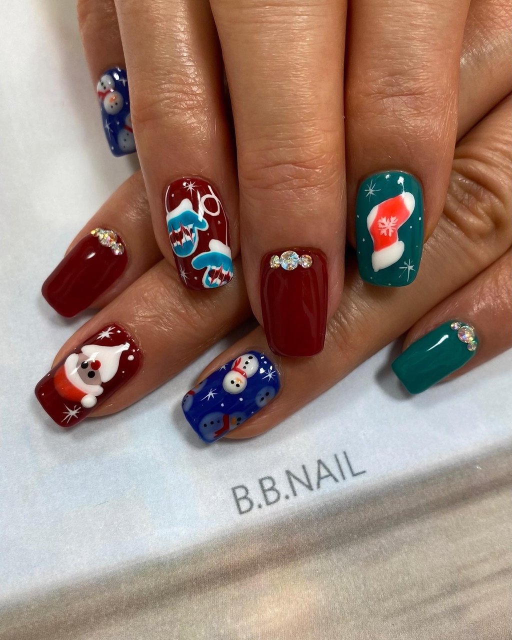 冬 クリスマス nailのネイルデザイン No ネイルブック