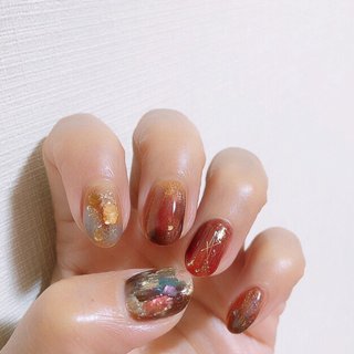 冬 個性的のネイルデザイン ネイルブック