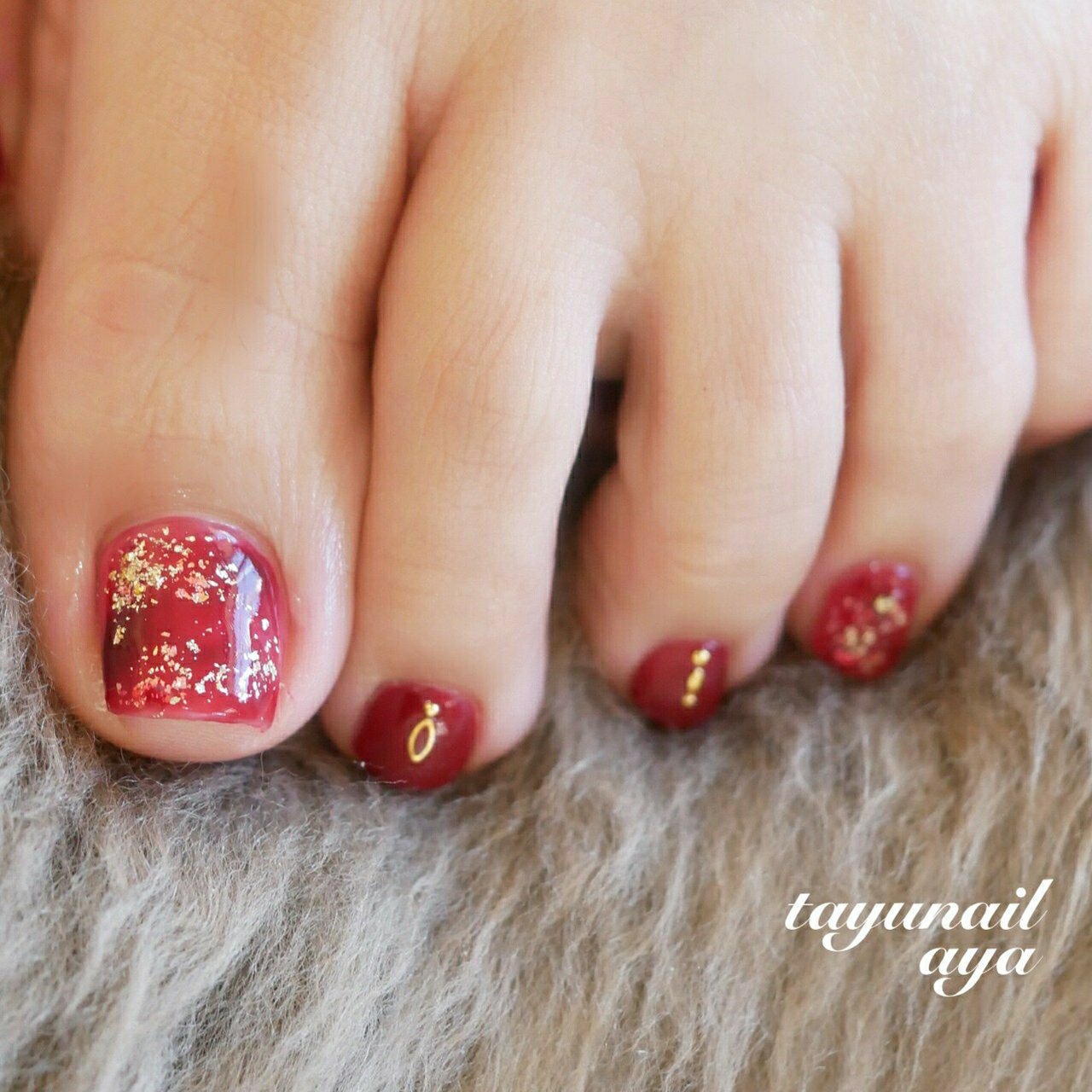 冬 フット Tayunailのネイルデザイン No ネイルブック