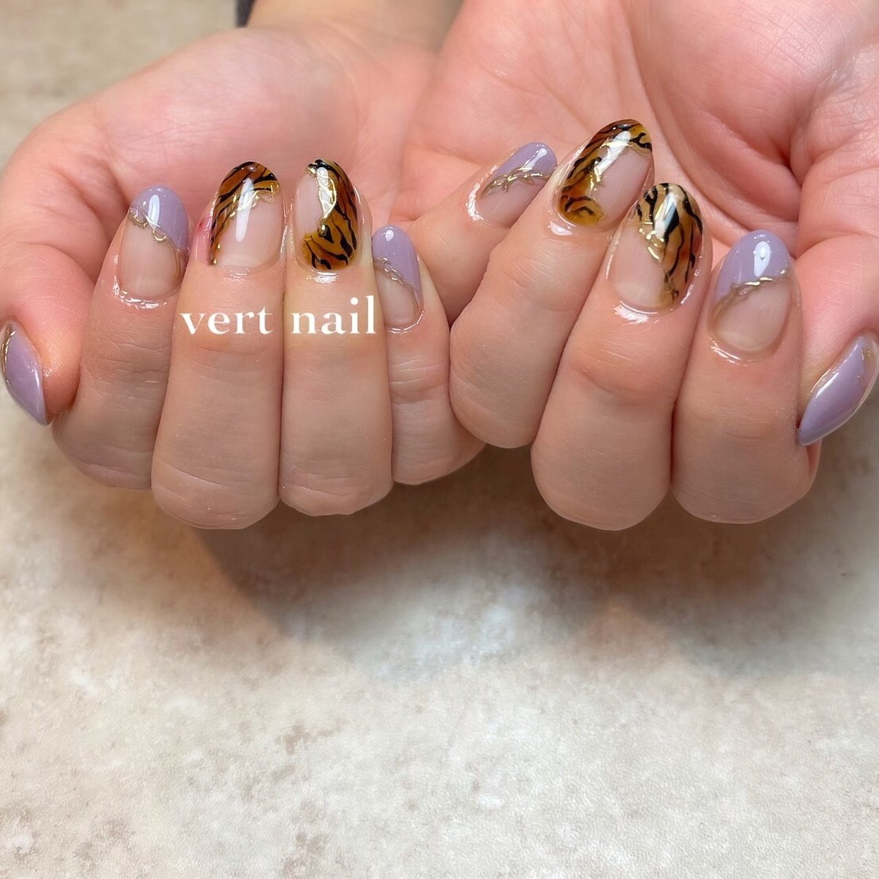 オールシーズン お正月 パーティー 女子会 ハンド Vert Nailのネイルデザイン No ネイルブック