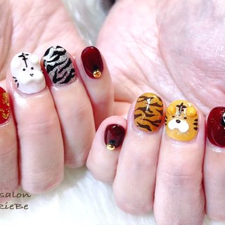 3dネイルパーツ トラ ネイルパーツ 虎 干支 【公式通販】
