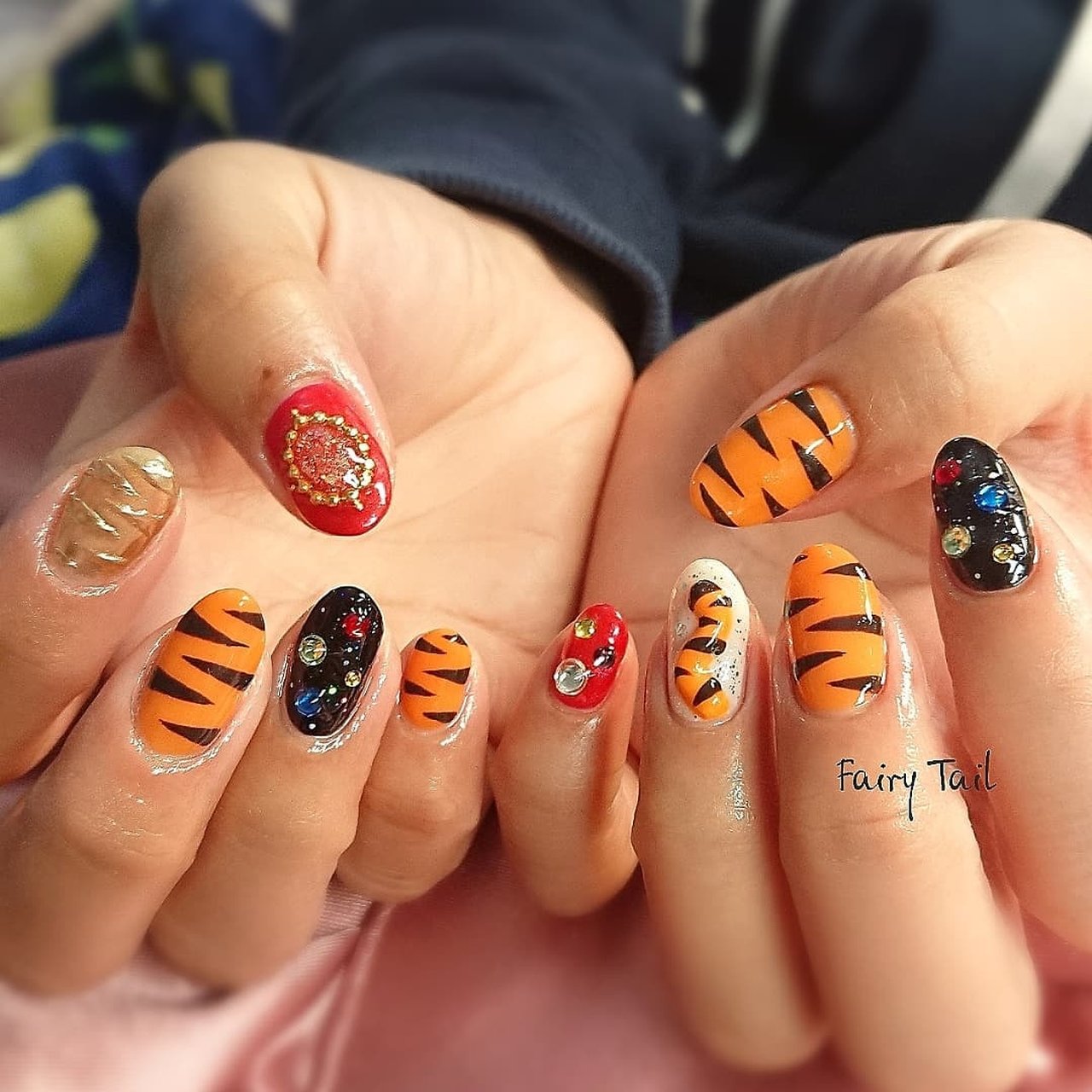 オールシーズン お正月 デート 女子会 ハンド Fairy Tail 斎藤ゆかりのネイルデザイン No ネイルブック