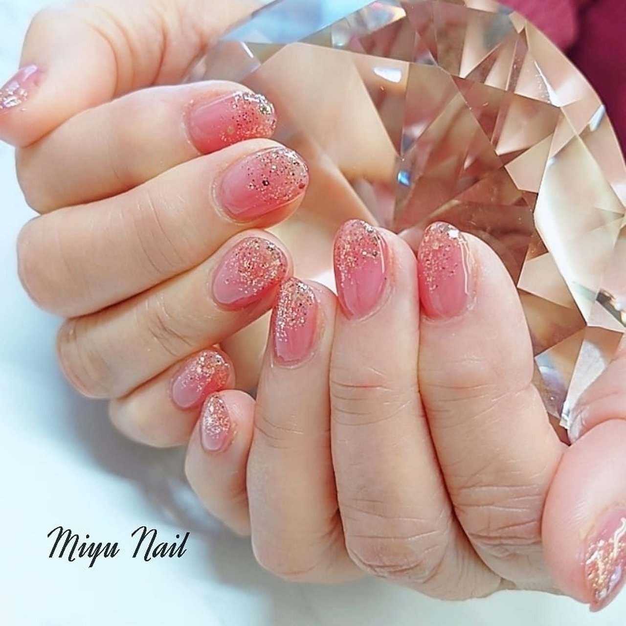 オールシーズン ブライダル パーティー ハンド グラデーション Miyu Nailのネイルデザイン No ネイルブック