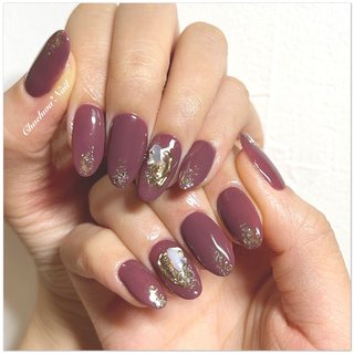 シェル セルフネイルのネイルデザイン ネイルブック