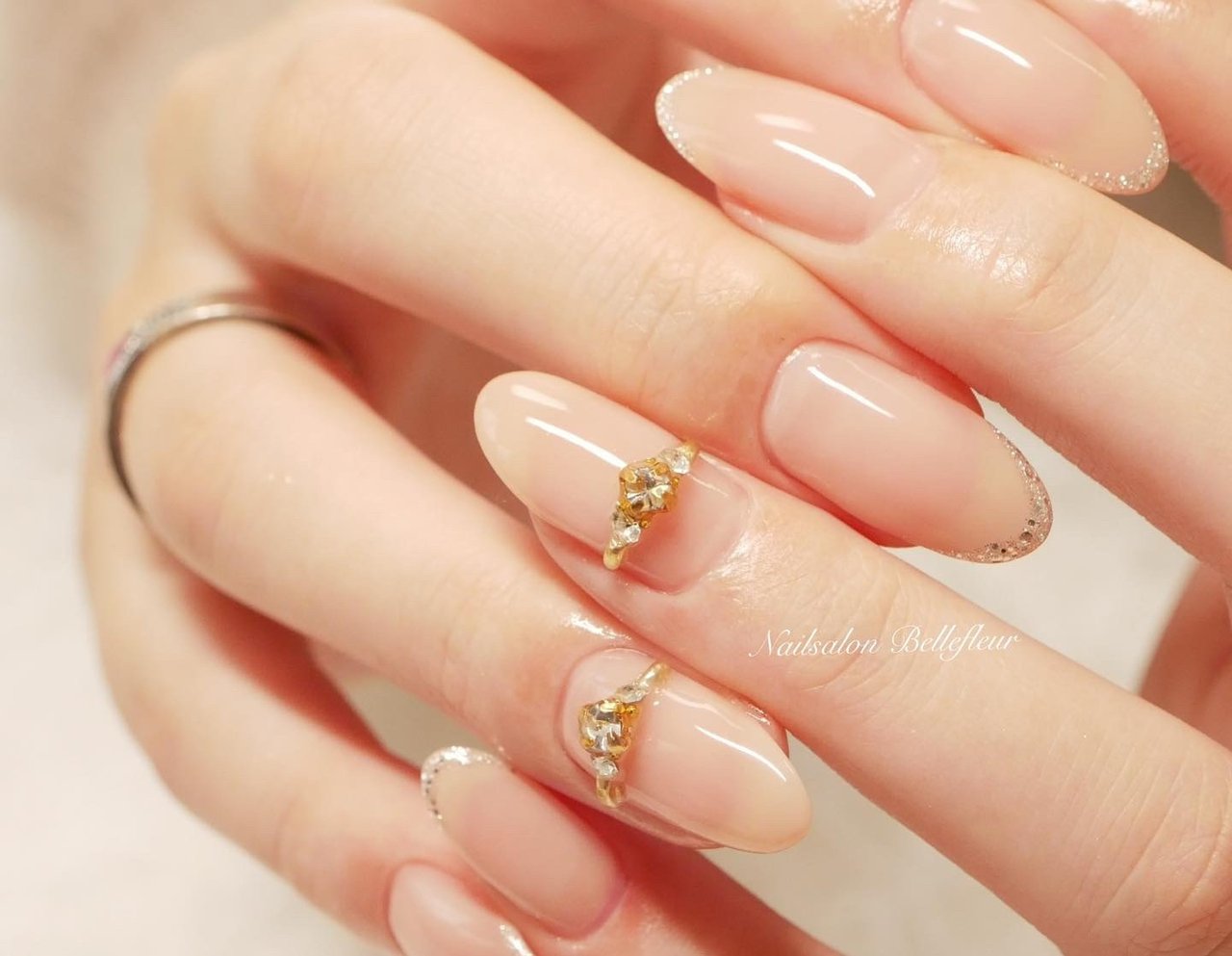 オフィス ブライダル パーティー デート ハンド 秋田nailsalonbellefleur 加藤あさみ のネイルデザイン No ネイルブック