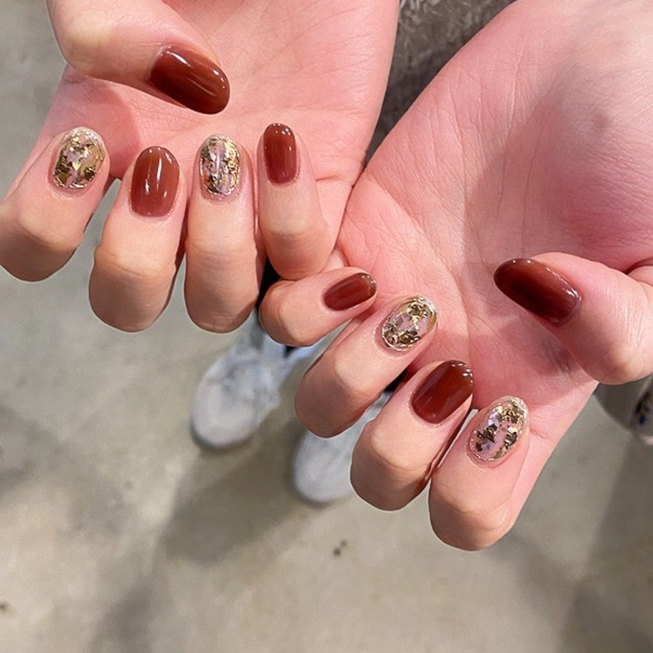 秋 冬 オールシーズン ハンド ワンカラー Mami Private Nail Salon Fika のネイルデザイン No ネイルブック