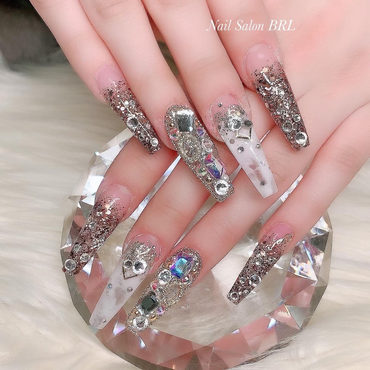 冬 クリスマス デート 女子会 ハンド Nail Salon Brl ネイルサロン ベリル のネイルデザイン No ネイルブック