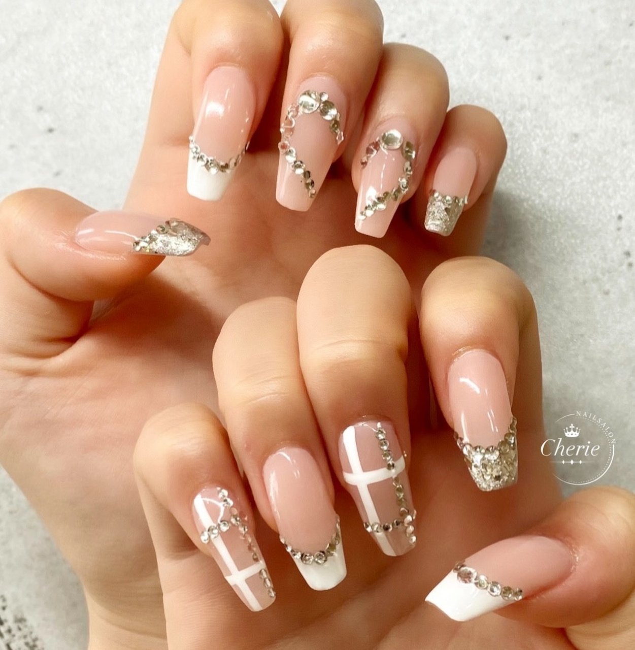 オールシーズン/バレンタイン/ハンド/フレンチ/チェック - シェリエの