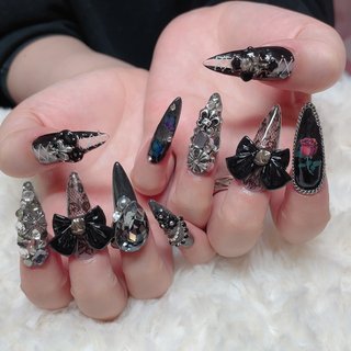 22年 新着順 黒執事ネイルのネイルデザイン ネイルブック