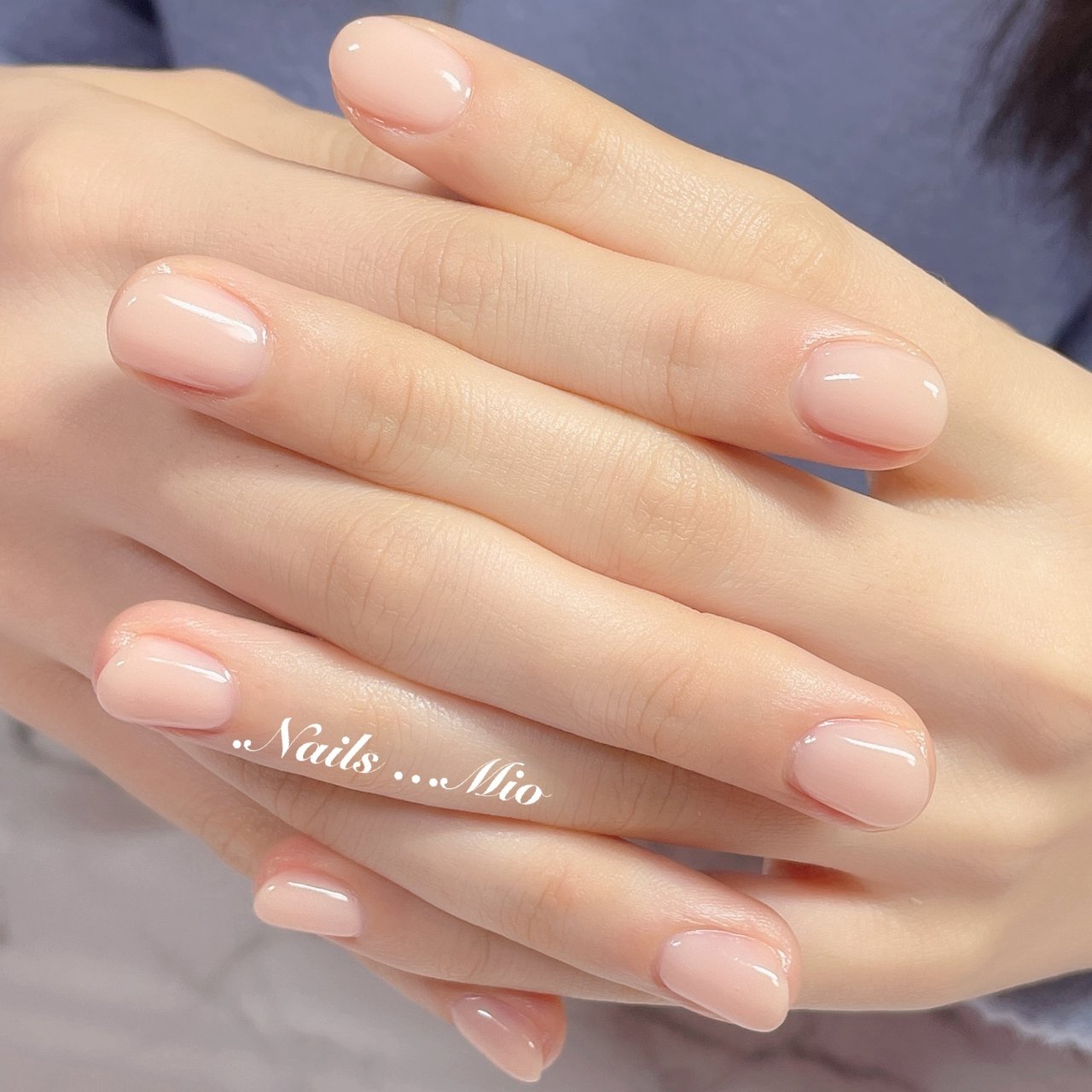 オールシーズン シンプル ワンカラー ベージュ ピンク Aroma Nails Mioのネイルデザイン No ネイルブック