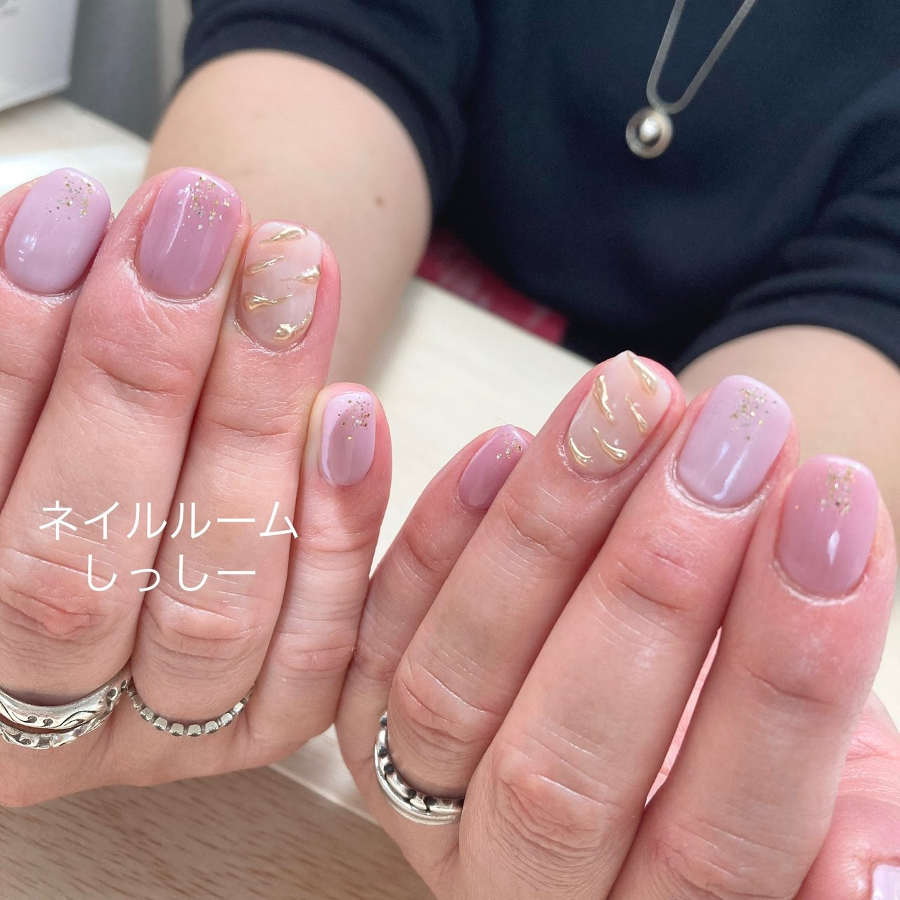 冬 お正月 ハンド ミラー ベージュ ちばあけみのネイルデザイン No ネイルブック