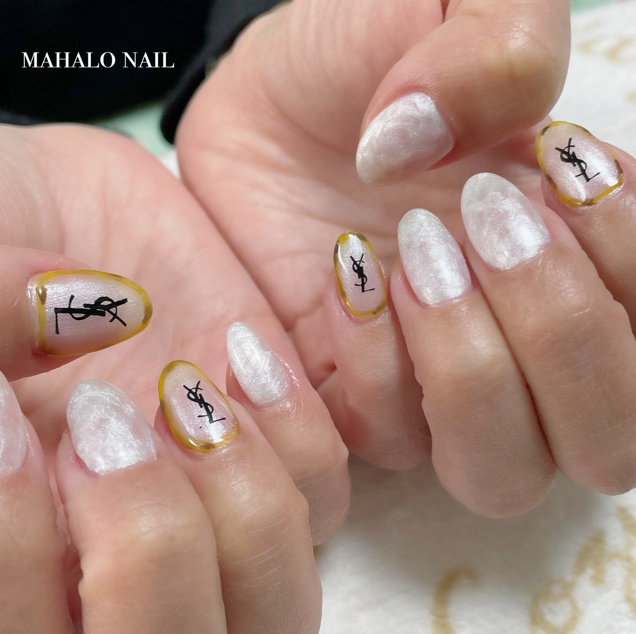 ホワイト Mahalo Nailのネイルデザイン No ネイルブック
