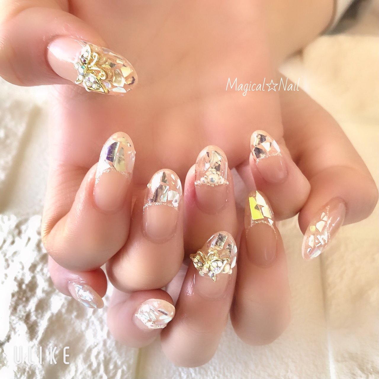 冬 オールシーズン お正月 ブライダル ハンド Magical Nailのネイルデザイン No ネイルブック