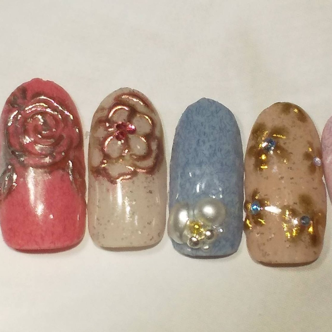 フラワー/ミラー/ネイルチップ - S-nailのネイルデザイン[No.6947745