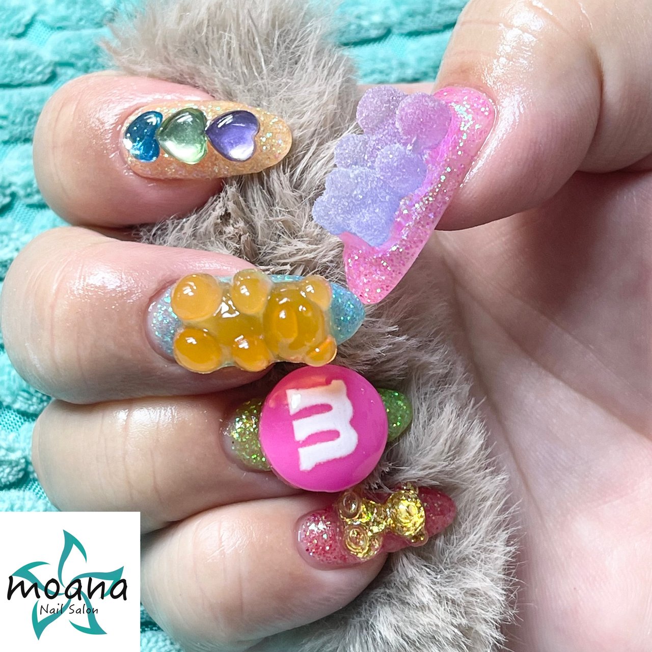 冬 バレンタイン ハンド ラメ ミディアム Moanaのネイルデザイン No ネイルブック