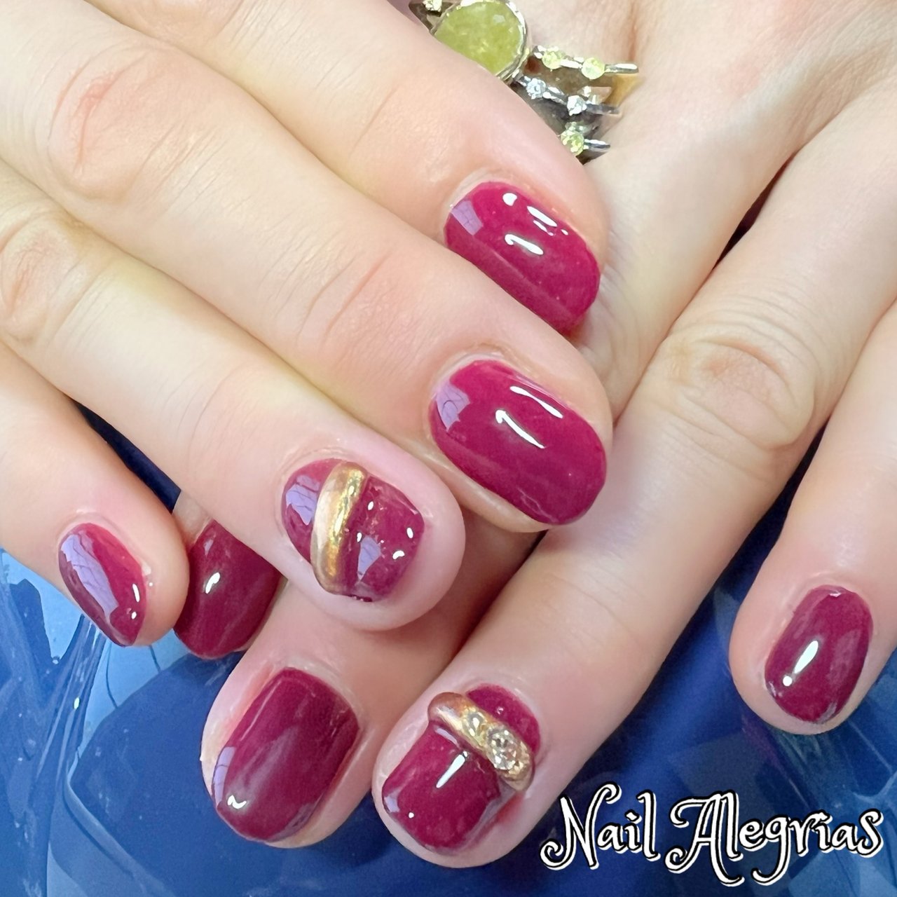 冬 パーティー デート 女子会 ハンド Nail Alegrias ネイルアレグリアス のネイルデザイン No ネイルブック