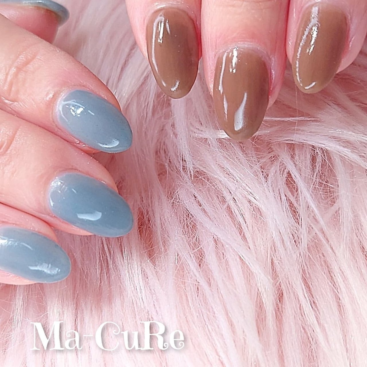 秋 冬 ハンド シンプル ミディアム 𝑴𝒂 𝑪𝒖𝑹𝒆 ﾏｰｷｭｱ のネイルデザイン No ネイルブック