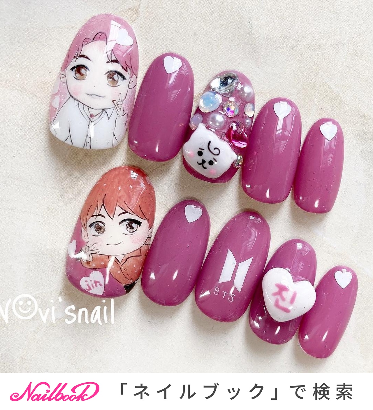 N‪‪☺︎‬vi's nailのネイルデザイン[No.6948995]｜ネイルブック‬