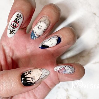 五条悟のネイルデザイン ネイルブック